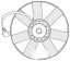 Denso DER32002 Вентилятор радіатора 250w der32002 denso skoda vw
