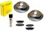ATM Mikoda ALL2883B Диски колодки SUBARU FORESTER III SH 2008-2013 ЗАД 286мм х 10мм