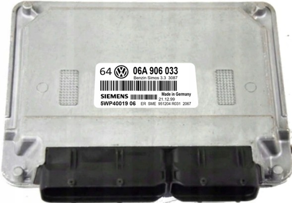Siemens 06A906033 5WP4001906IMMO OFF КОМП'ЮТЕР ECU VW ГОЛЬФ 1.6 06A906033 5WP40019 06 IMMO OFF