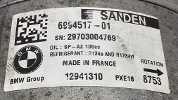 BMW OE 6994517 BMW Новий oe компресор bmw g11 g12 g30 g31 g32 - 6994517