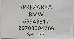 BMW OE 6994517 BMW Новий oe компресор bmw g11 g12 g30 g31 g32 - 6994517