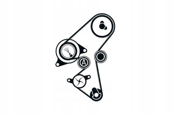 SKF SKFVKMA 03316/RS8 КОМПЛЕКТ ГРМ PEUGEOT 1.6HDI CITROEN 05- SKF