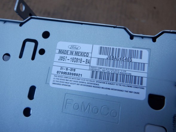 Ford OE JMPT-18D818-BA РАДІО FORD FOCUS MK3 LIFT США