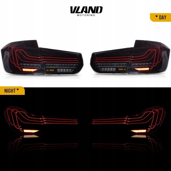 VLAND 20D191AE LDBMM6 mhm Комплект задніх ліхтарів Vland Led Laser Neon Dynamiczne Tuning CSL Bmw 3 f30 11-15-20