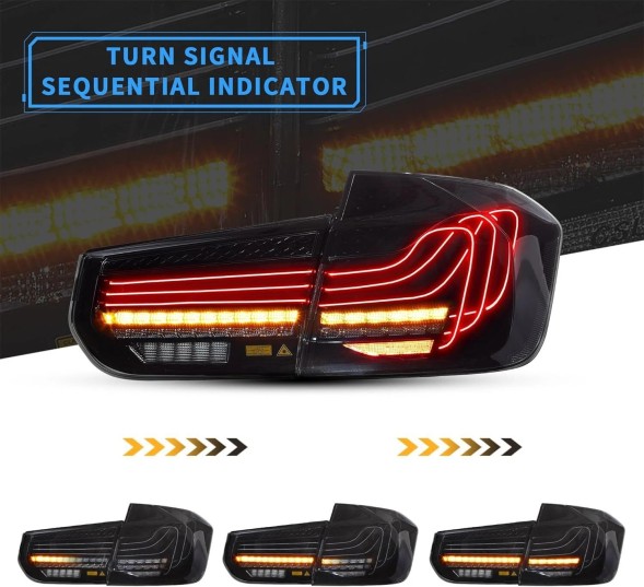 VLAND 20D191AE LDBMM6 mhm Комплект задніх ліхтарів Vland Led Laser Neon Dynamiczne Tuning CSL Bmw 3 f30 11-15-20