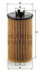 HU 612 2X MANN FILTER Фільтр мастил