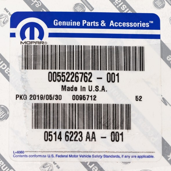 Fiat OE Датчик температури вихлопних газів Fiat OE K68280929AA