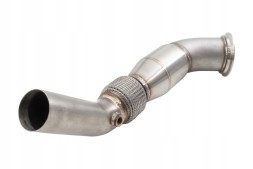 Xforce ESTY21KITB Вихлопна труба 4"-3" з каталізатором, нержавіюча сталь 304 для Toyota Yaris GR