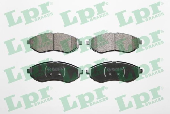 05P1080 LPR Комплект гальмівних колодок з 4 шт дисків