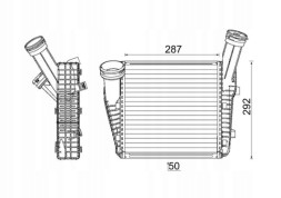 Mahle CI 142 000P Mahle ci 142 000p охолоджувач наддувочного повітря