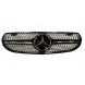 AutoDor D033673 MERCEDES GLC W153 X253 2019- ПЕРЕДНЯ КАМЕРА ГРИЛЬ DIAMOND ЧОРНИЙ ХРОМ