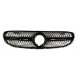 AutoDor D033673 MERCEDES GLC W153 X253 2019- ПЕРЕДНЯ КАМЕРА ГРИЛЬ DIAMOND ЧОРНИЙ ХРОМ