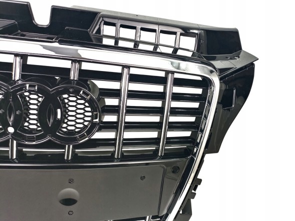 PA 8P0853651Q РЕШІТКА-АТРАПА GRILL AUDI A3 S3 8P LIFT 2008-2012 років ЧОРНИЙ ГЛЯНЕЦЬ З ХРОМОВАНИМИ ЕЛЕМЕНТАМИ