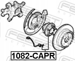 Febest 1082-CAPR Задня маточина колеса 1082-capr febest chevrolet captiva