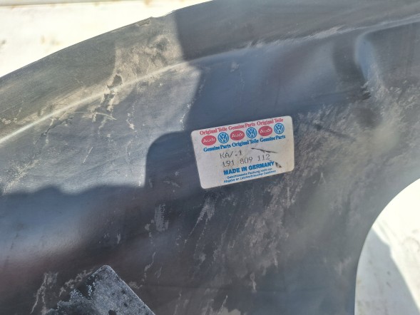 Volkswagen OE 191809112 VW ORG VW ГОЛЬФ 2 II JETA ГІРКА ЧЕШКА КОЛІСНА АРКА НАДКОЛЕСО ЛИСТ 191809112 ОСЛОН