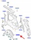 Ford OE 1639655 НАДКОЛЕСО ЗАДНЄ ЛІВЕ S-MAX GALAXY 2006-15 1859673 _ 6М21-U278B51-BA