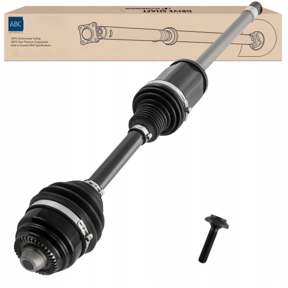 Китай abc-25.11w/25 ПІВОСЬ ПРАВА передня BMW 5 F10, F11 09-, 6 F06, F12, F13 XDRIVE