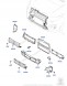 Land Rover OE LR135378 K8D28A095AE K8D2-8A095-AE LR114173 K8D28A095AD K8D2-8A095-AD LR139126 K8D28A095AF K8D2-8A095-AF K8D28A095A K8D2-8A095-A Впускна рамка жалюзі, дефлектор повітря Range Rover Evoque L551