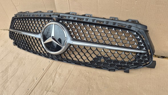 Mercedes-Benz OE GRILL ATRAPA CHŁODNICY MERCEDES CLA C118 LIFT AMG SZARY Муляж решітки радіатора GRILL Mercedes CLA W118 C118 LIFT AMG ПІД КАМЕРУ OE !