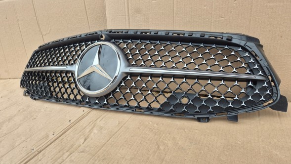 Mercedes-Benz OE GRILL ATRAPA CHŁODNICY MERCEDES CLA C118 LIFT AMG SZARY Муляж решітки радіатора GRILL Mercedes CLA W118 C118 LIFT AMG ПІД КАМЕРУ OE !