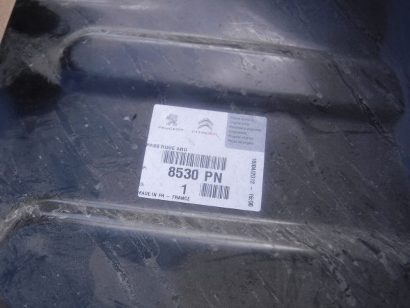 Peugeot OE ВНУТРІШНЯ ПАНЕЛЬ КОЛІСНОЇ АРКИ ЗАДНЯ PEUGEOT 207 CITROEN C3 PICASSO 8530PN