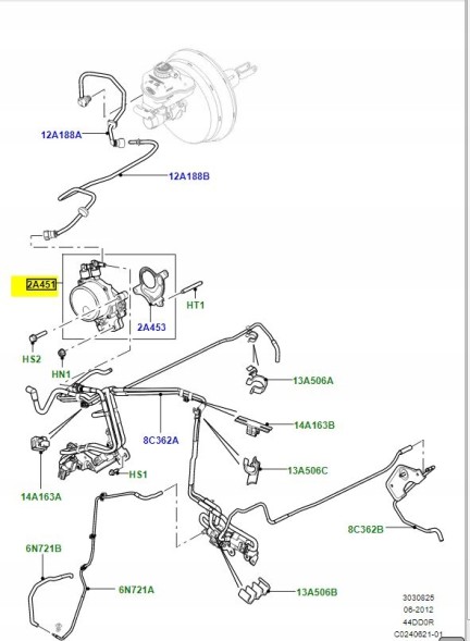 Land Rover OE Вакуумний насос 4.4 OEM LR083155 - 4.4D 448DT TDV8