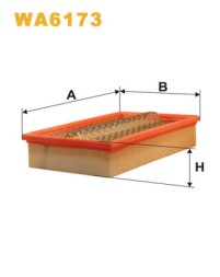 WA6173 WIX FILTERS Фільтр повітряний