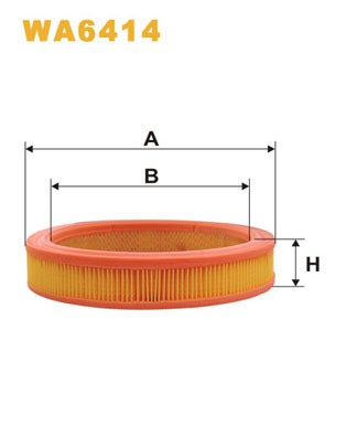 WA6414 WIX FILTERS Фільтр повітряний
