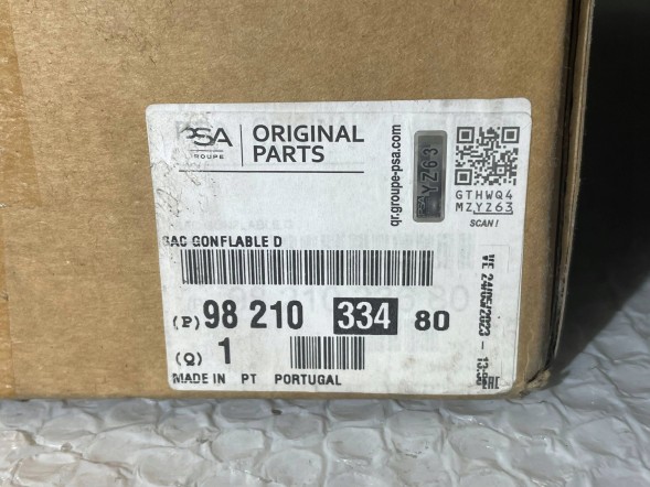 Citroen OE 9821033480 9821033680 34252739D DM-HAB-1504 0589-P1-000904 34216414E 9821033480 kurtyna poduszka pas airbag powietrza CITROEN C3 AIRCROSS / CROSSLAND X Ліва шторка безпеки подушка безпеки airbag