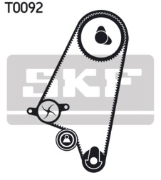 VKMA 05121 SKF Комплект ременя ГРМ