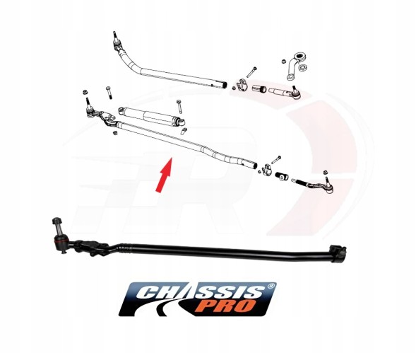 Chassis Pro RL47T5 Jeep wrangler jl 2018-2025 наконечник рульової тяги нижній права