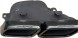 Mercedes-Benz OE KONCOWKA RURY WYDECHOWEJ CZARNY POLYSK MERCEDES GLE W167 C W205 S W217 W222 SL W231 GLE W292 63 AMG 2054900827 2054909727 ORYGINAL КОНЦОВКА ВИХЛОПНОЇ ТРУБИ ЧОРНИЙ ПОЛІСК MERCEDES GLE W167 C W205 63 AMG OE