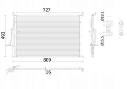 Mahle AC 908 000S Конденсатор, кондиціонер mahle ac 908 000s