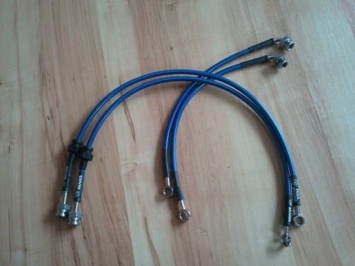 Pizza Brakes Przewody hamulcowe w oplocie Lancer Evo 6 7 8 9 Гальмівні дроти в обплетенні Lancer Evo 6 7 8 9