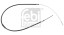 28736 FEBI BILSTEIN Трос ручного гальма