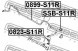 Febest 0899-S11R З'єднання стабілізатора 0899-s11r febest subaru