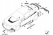 BMW OE Накладка на бампер ліва задня M PERFORMANCE BMW M2 G87 51135A64A11