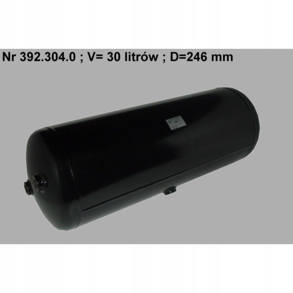 Wabco 25P0353Z Повітряний бак 246ммx720мм 30дм/3 polmo 392.30 + комплект водія #35