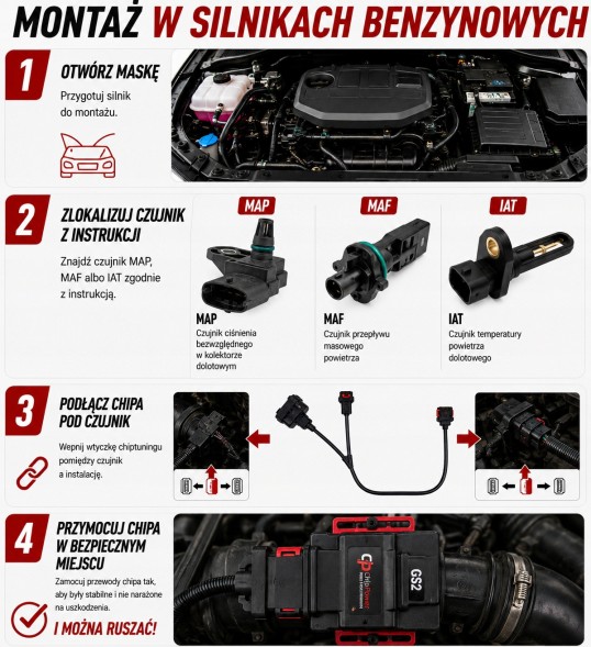 ChipPower 5904869306219 Чіп-тюнінг бокс GS2 для VW Up! бензиновий двигун 2011-2021