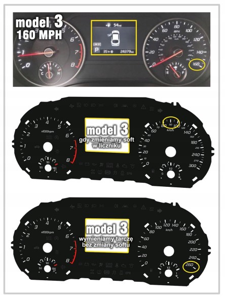 Moman 0089688082263 KIA STINGER Спідометр Циферблати заміни годинників км/год