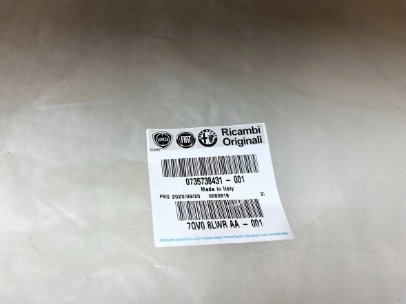 Fiat OE Обшивка стелі FIAT DUCATO 06- НОВА ОРИГІНАЛЬНА 735738431 @M