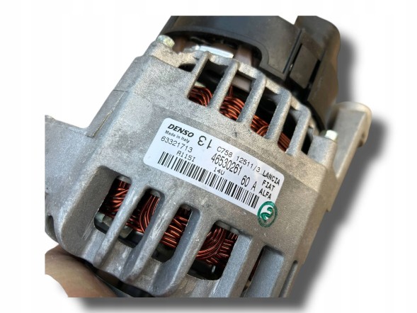 Fiat OE ГЕНЕРАТОР DENSO FIAT PEUGEOT 206 І 63321713 ORG !J