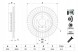 Bosch 0 986 479 E04 Гальмівний диск bosch