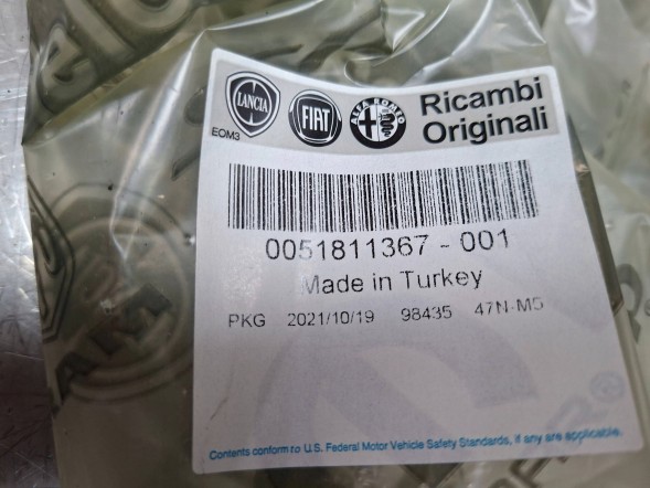 Fiat OE S26337152 ШНУР КОНДИЦІОНУВАННЯ ПОВІТРЯ 51811367 FIAT DOBLO II 1.3 MJET 2010-