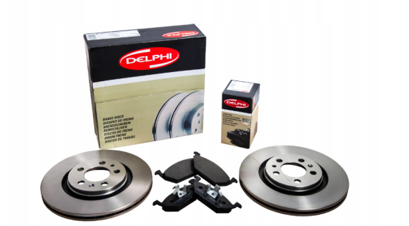 Delphi BG4004C LP1722 Гальмівний комплект Delphi вентильований передній з дисками та колодками
