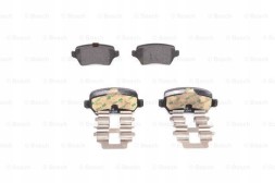 Bosch 0 986 494 654 + 0 986 478 884 OPEL MERIVA A Накладки + диски задні bosch opel meriva a і 1 5 болтів