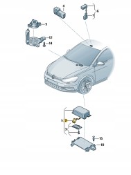 Seat Акумуляторна батарея для аварійної роботи OE CUPRA : 3G0915089B