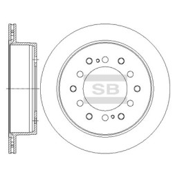 SD4039 SANGSIN Гальмівний диск