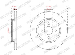 DDF2376C FERODO Гальмівний диск РОЗПРОДАЖ