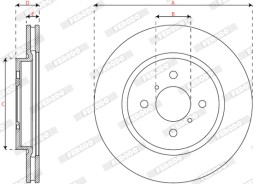 DDF2376C FERODO Гальмівний диск РОЗПРОДАЖ